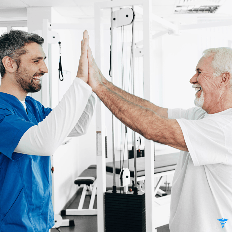 Physiotherapie in Dortmund-medizinisches Training Physiotherapie in Dortmund: Personen die trainieren.